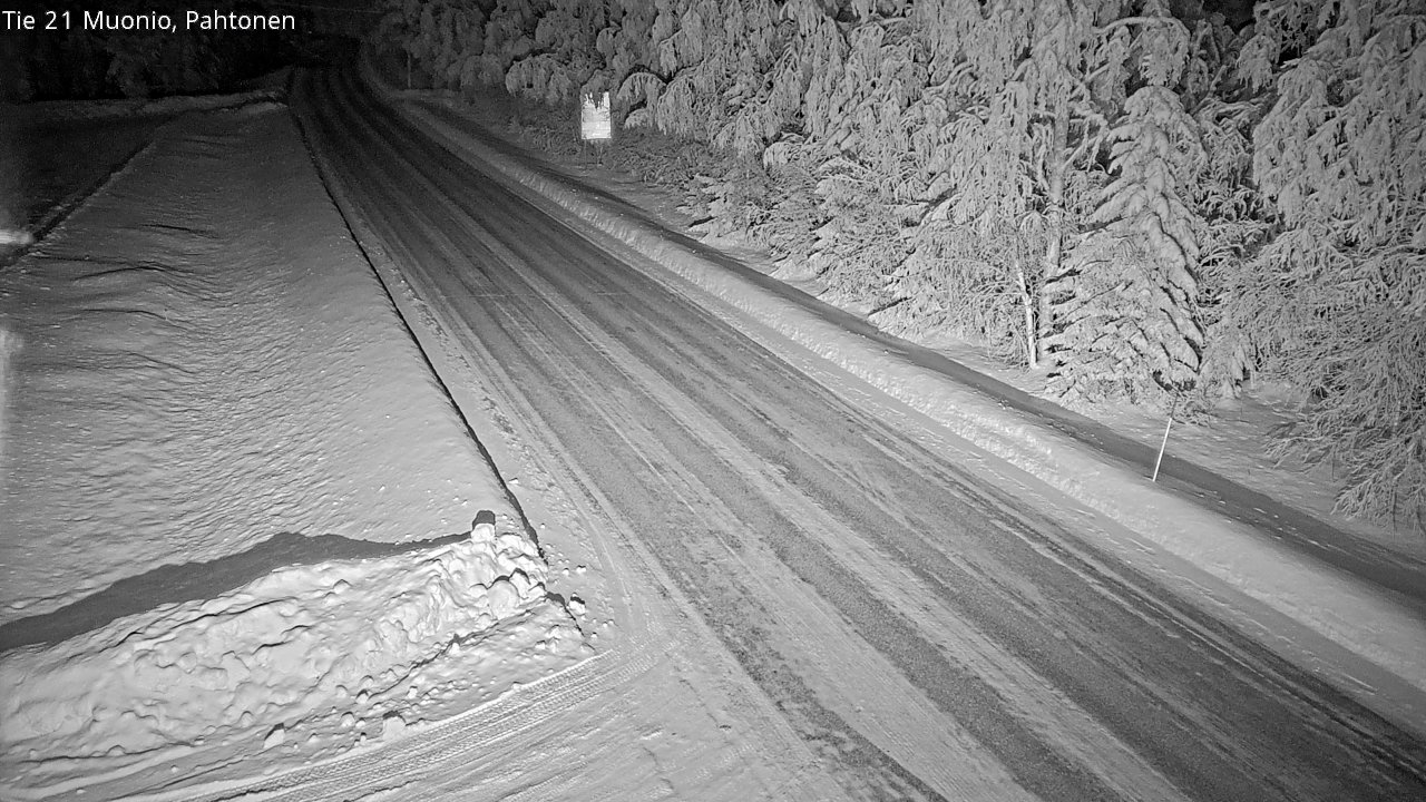 Kelikamerat Kuva Tie 21 Muonio Pahtonen, Muonio, Lappi