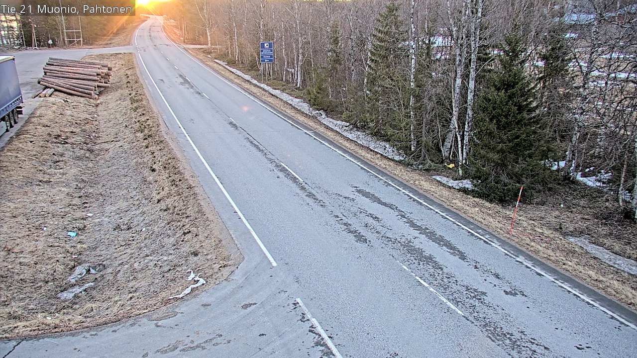 Kelikamerat Kuva Tie 21 Muonio Pahtonen, Muonio, Lappi