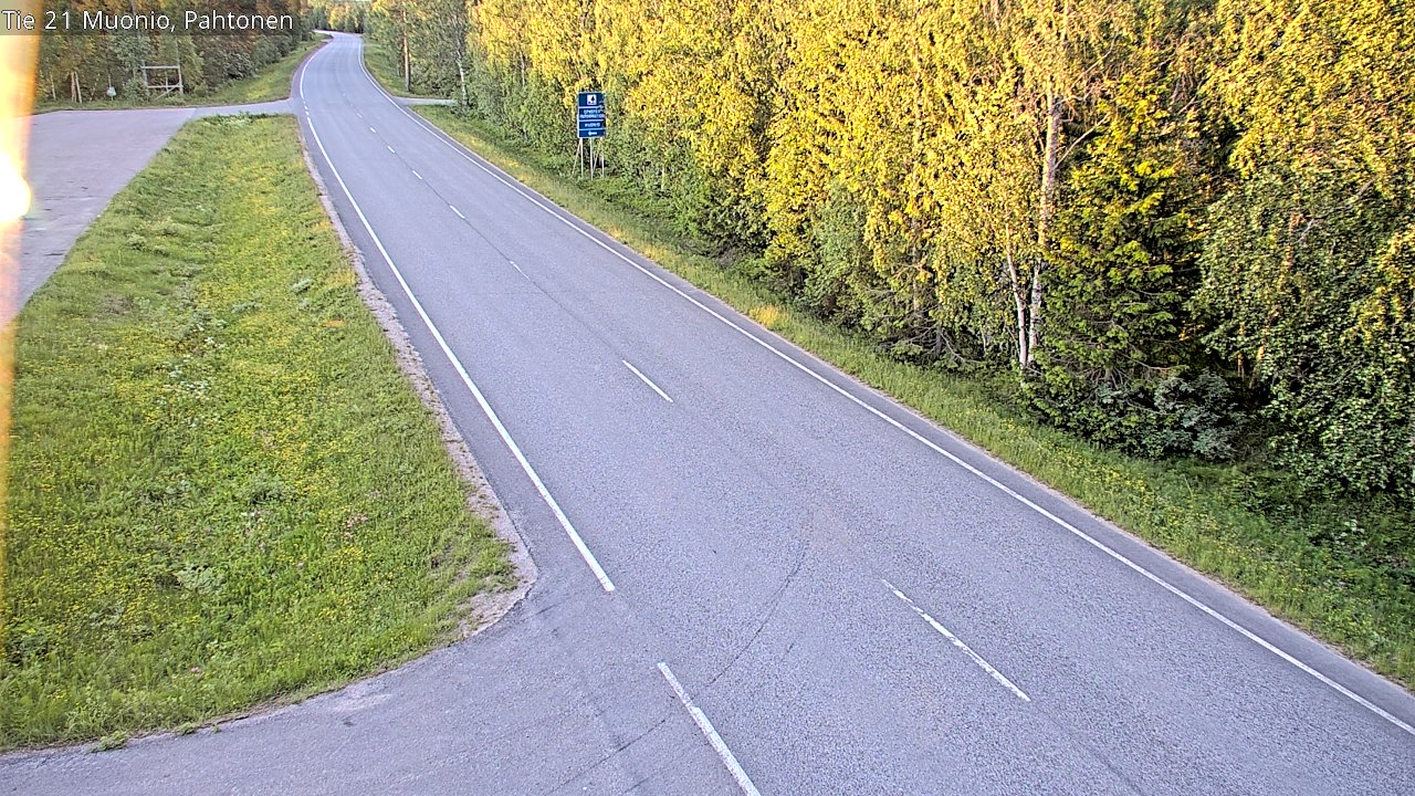 Kelikamerat Kuva Tie 21 Muonio Pahtonen, Muonio, Lappi