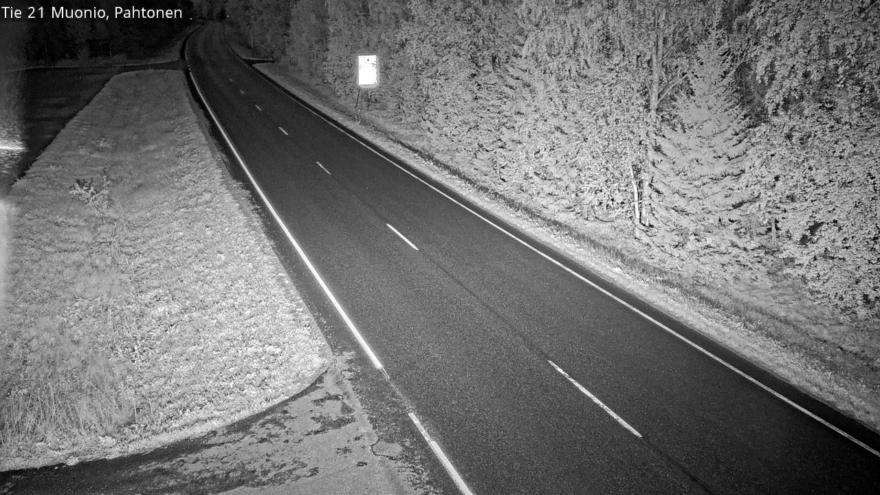 Weather Camera Image Väg 21 Muonio Pahtonen, Muonio, Lappi