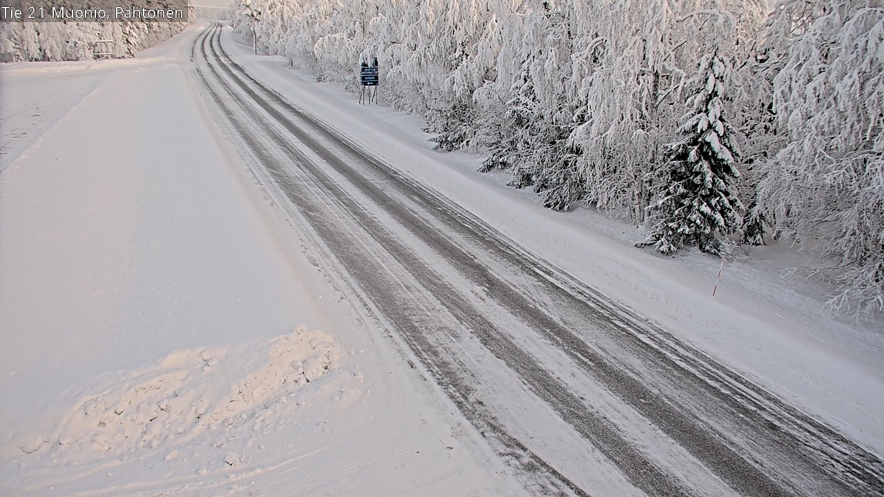 Kelikamerat Kuva Tie 21 Muonio Pahtonen, Muonio, Lappi