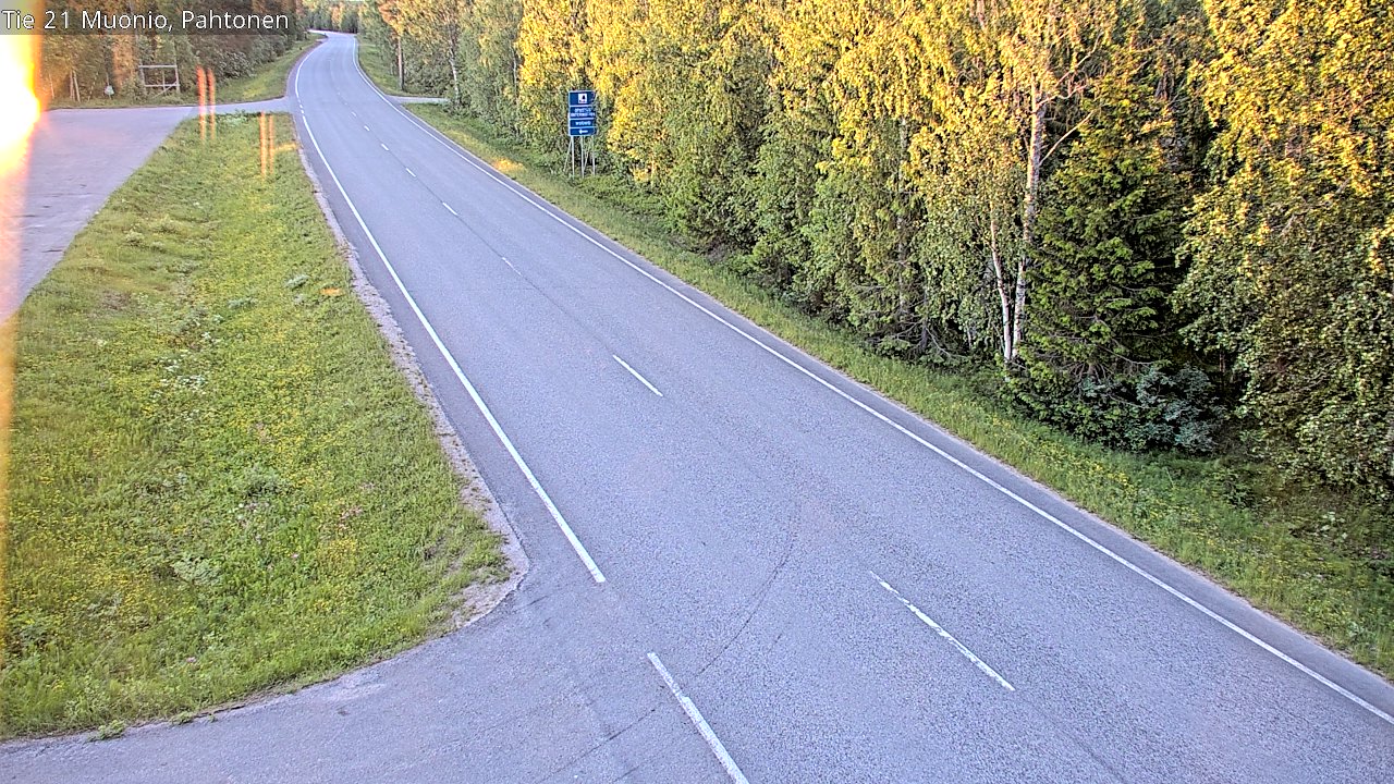 Kelikamerat Kuva Tie 21 Muonio Pahtonen, Muonio, Lappi