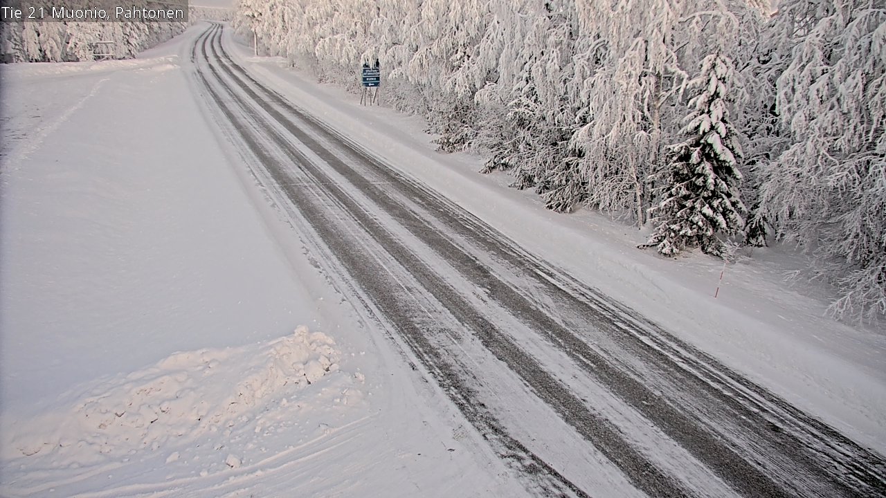 Kelikamerat Kuva Tie 21 Muonio Pahtonen, Muonio, Lappi