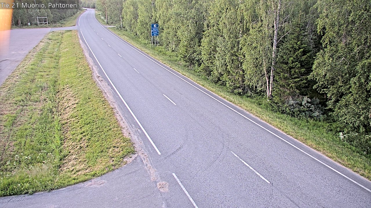 Weather Camera Image Road 21 Muonio Pahtonen, Muonio, Lappi