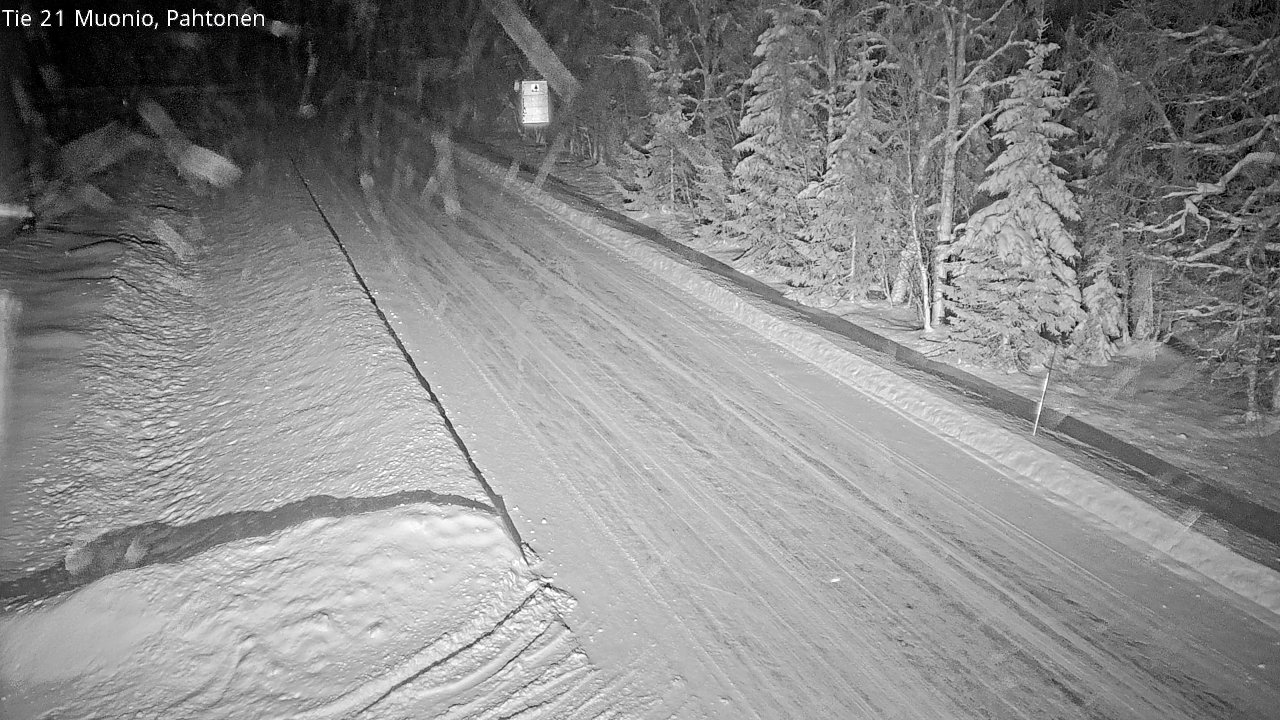 Weather Camera Image Road 21 Muonio Pahtonen, Muonio, Lappi