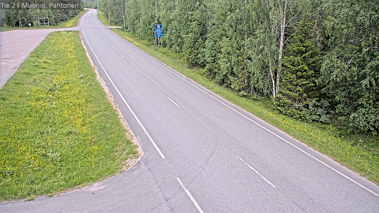 Kelikamerat Kuva Tie 21 Muonio Pahtonen, Muonio, Lappi