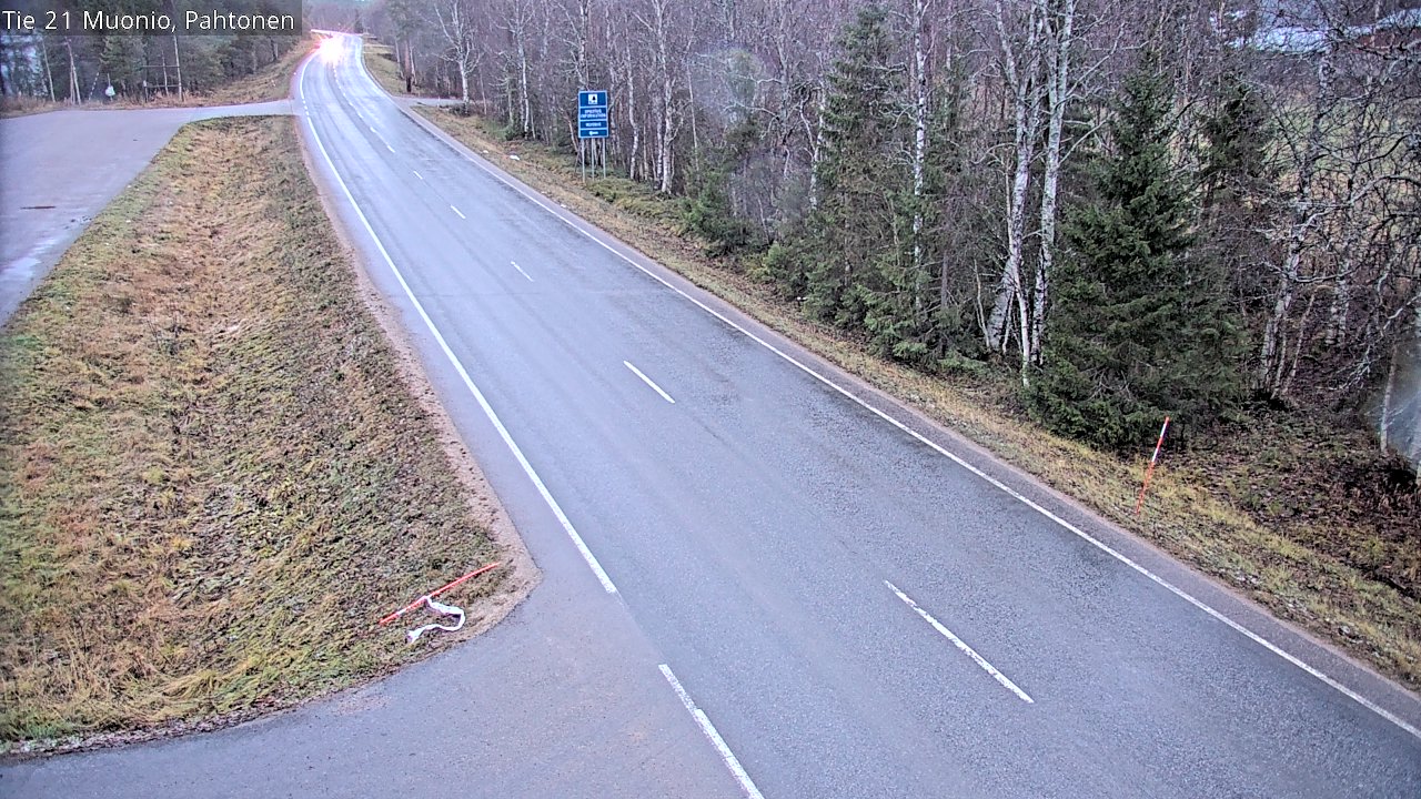 Kelikamerat Kuva Tie 21 Muonio Pahtonen, Muonio, Lappi