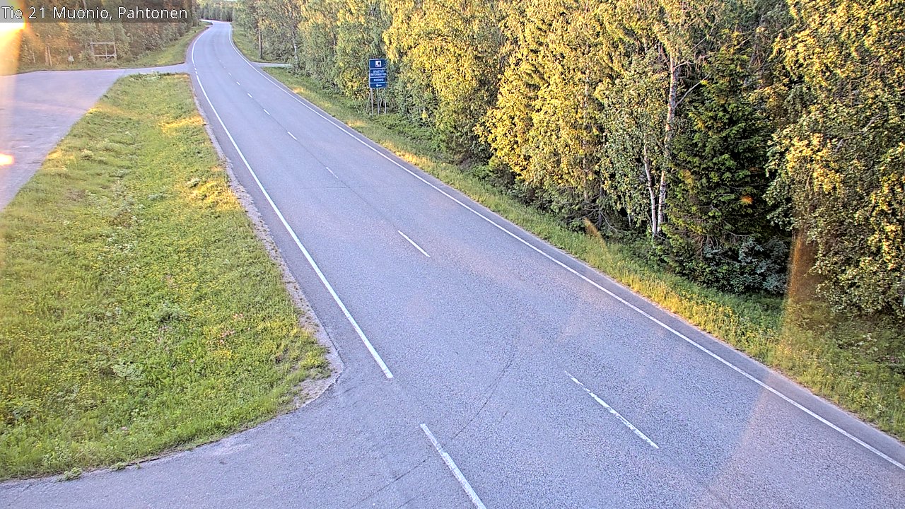 Kelikamerat Kuva Tie 21 Muonio Pahtonen, Muonio, Lappi