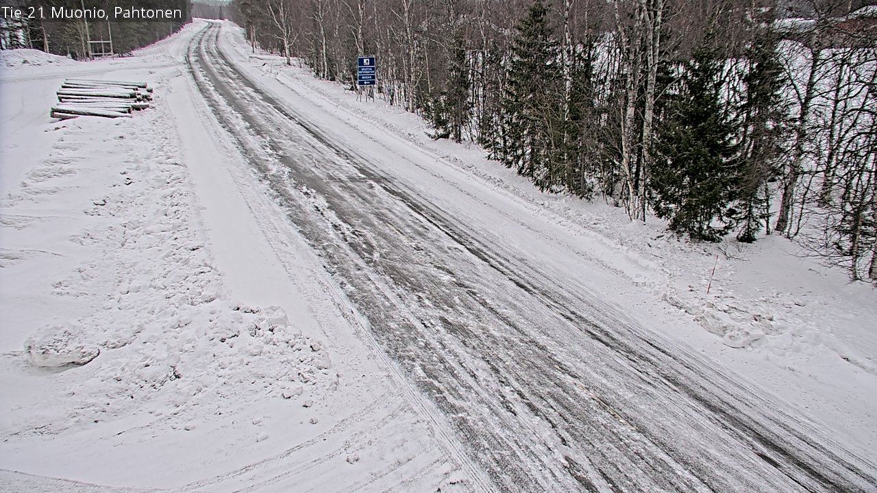Weather Camera Image Road 21 Muonio Pahtonen, Muonio, Lappi