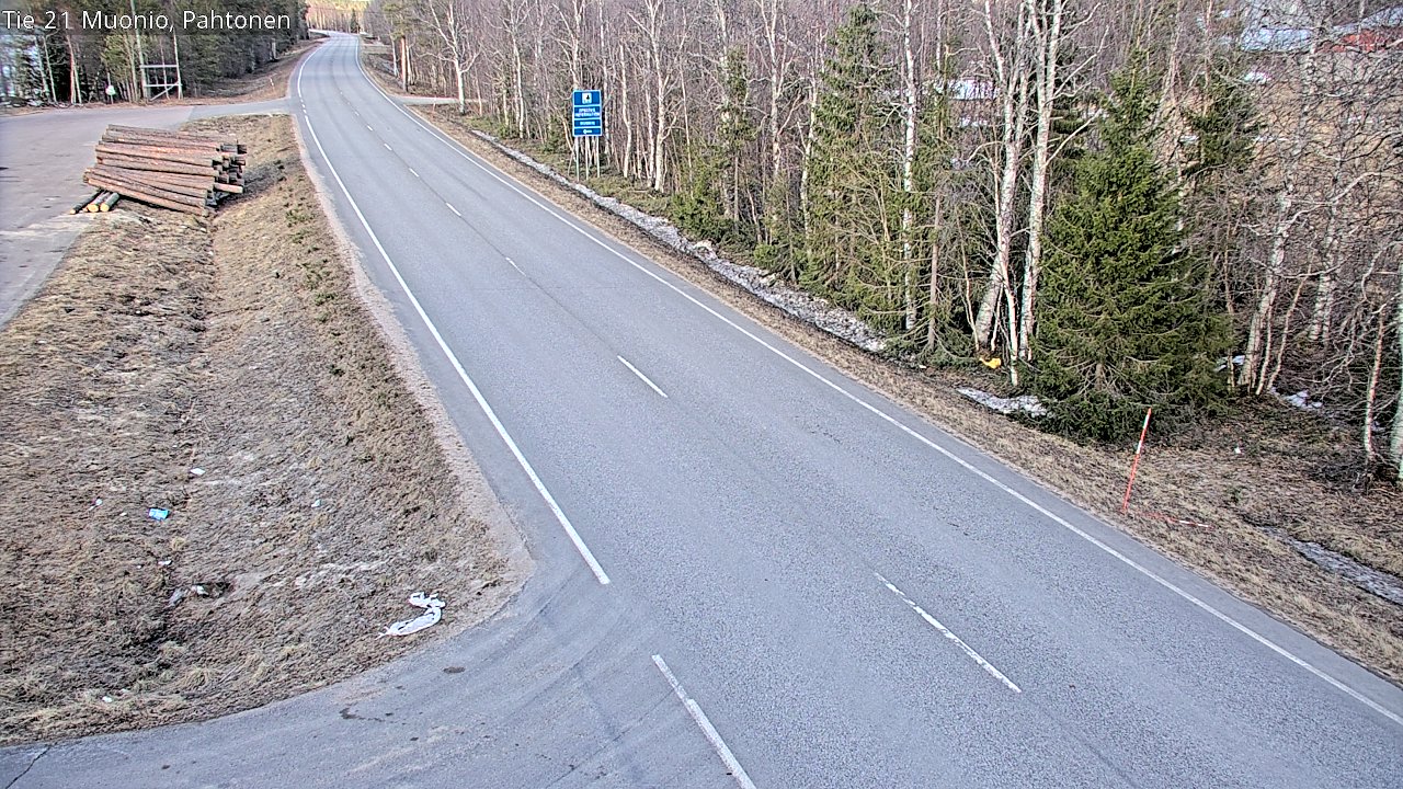 Kelikamerat Kuva Tie 21 Muonio Pahtonen, Muonio, Lappi