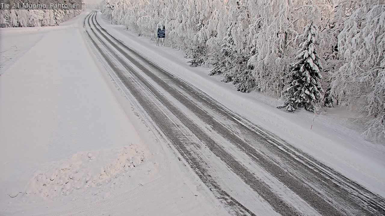 Kelikamerat Kuva Tie 21 Muonio Pahtonen, Muonio, Lappi