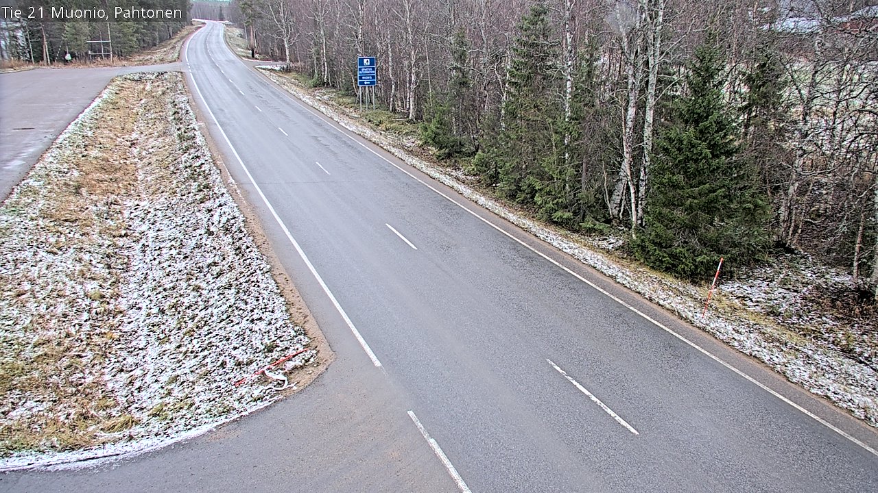 Kelikamerat Kuva Tie 21 Muonio Pahtonen, Muonio, Lappi