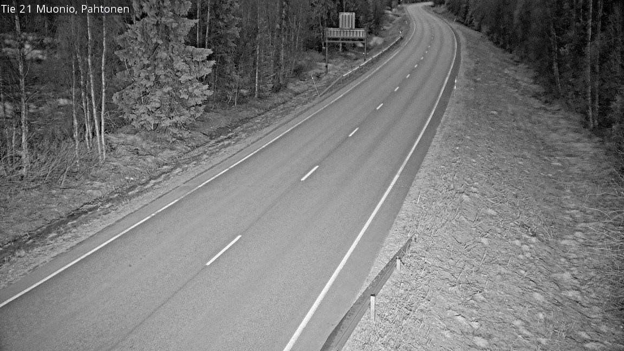 Weather Camera Image Road 21 Muonio Pahtonen, Muonio, Lappi