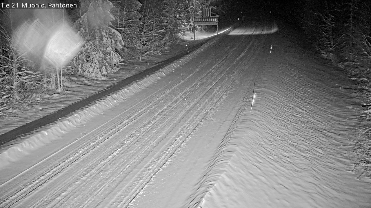 Kelikamerat Kuva Tie 21 Muonio Pahtonen, Muonio, Lappi