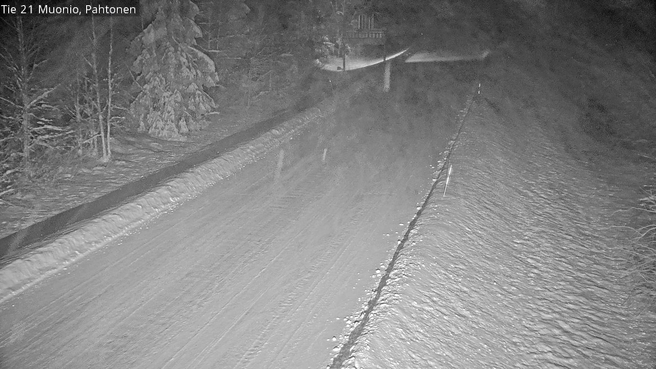 Weather Camera Image Road 21 Muonio Pahtonen, Muonio, Lappi