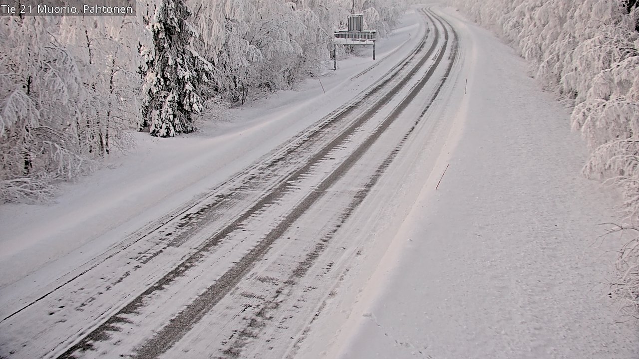 Kelikamerat Kuva Tie 21 Muonio Pahtonen, Muonio, Lappi