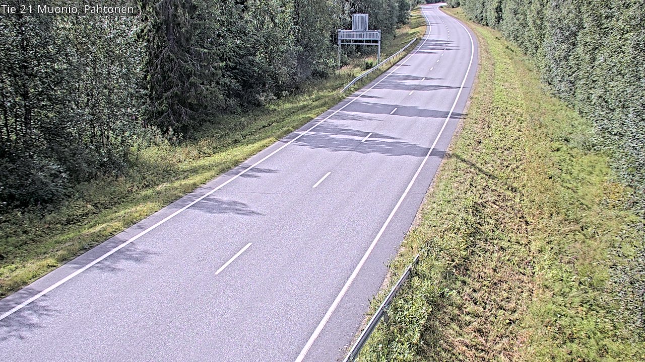 Weather Camera Image Road 21 Muonio Pahtonen, Muonio, Lappi