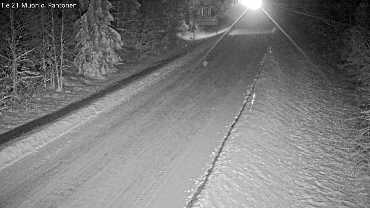 Weather Camera Image Road 21 Muonio Pahtonen, Muonio, Lappi