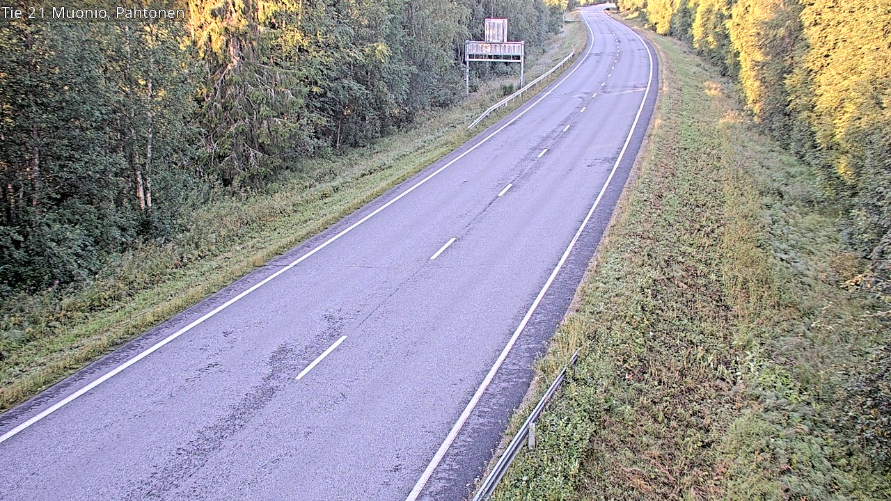 Weather Camera Image Road 21 Muonio Pahtonen, Muonio, Lappi