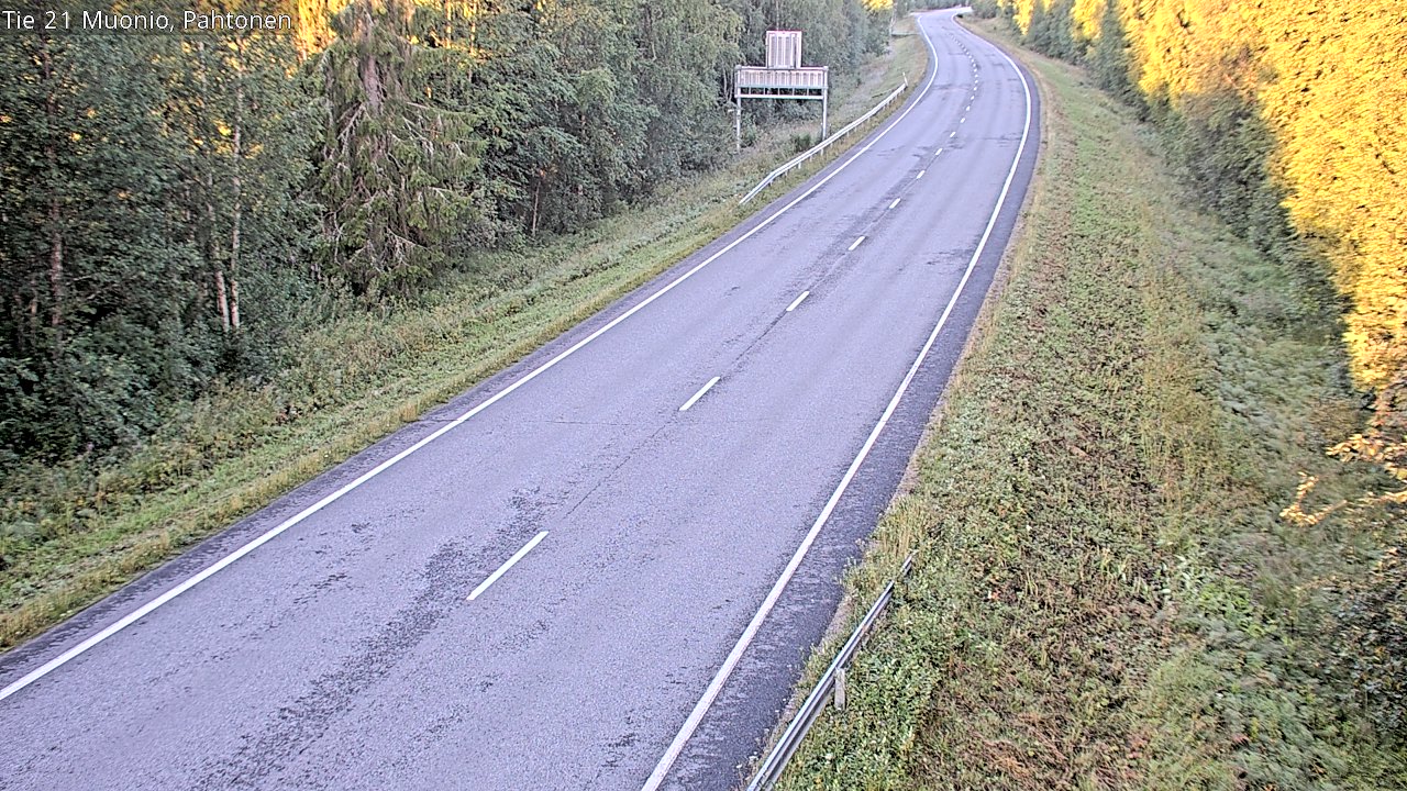 Weather Camera Image Road 21 Muonio Pahtonen, Muonio, Lappi