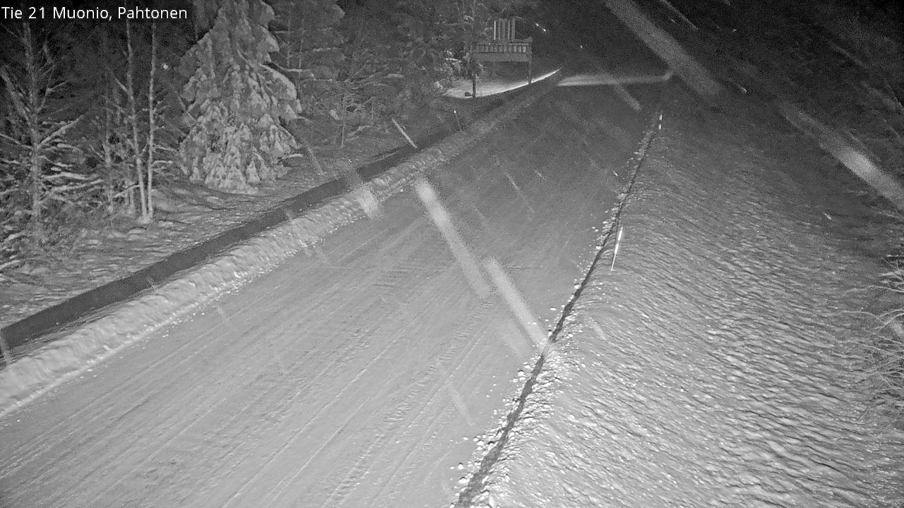 Weather Camera Image Road 21 Muonio Pahtonen, Muonio, Lappi