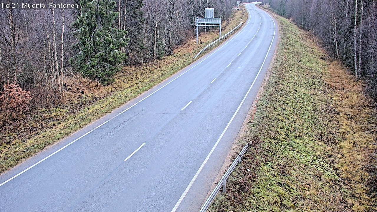 Weather Camera Image Väg 21 Muonio Pahtonen, Muonio, Lappi