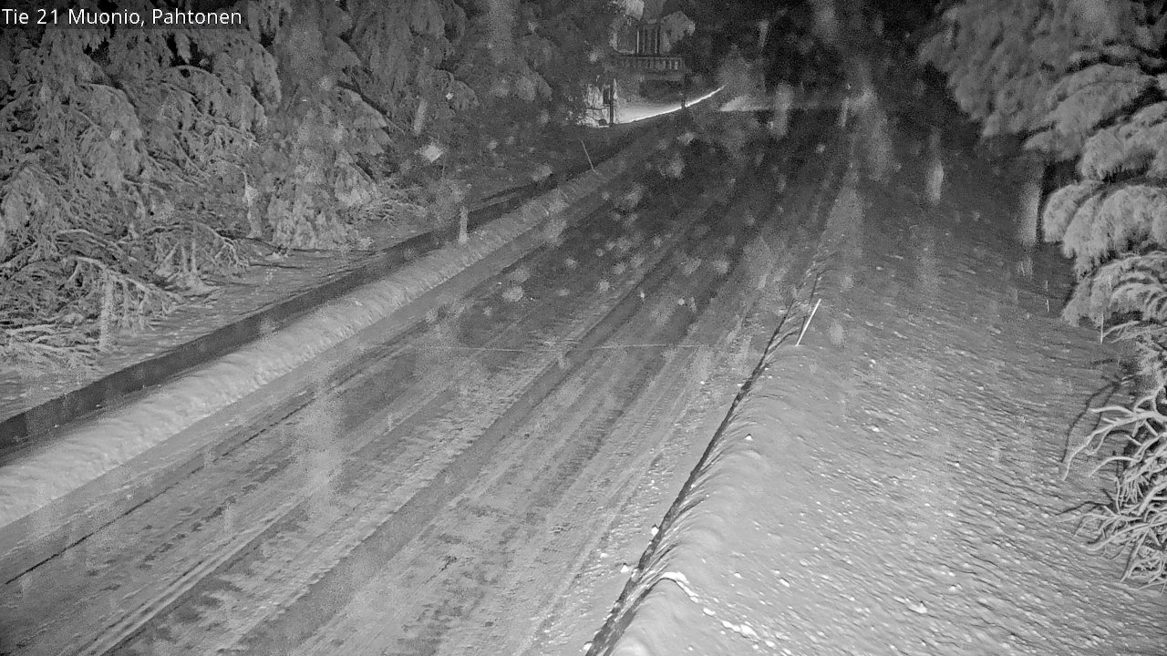 Weather Camera Image Väg 21 Muonio Pahtonen, Muonio, Lappi