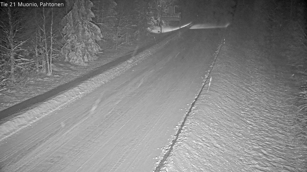 Weather Camera Image Road 21 Muonio Pahtonen, Muonio, Lappi