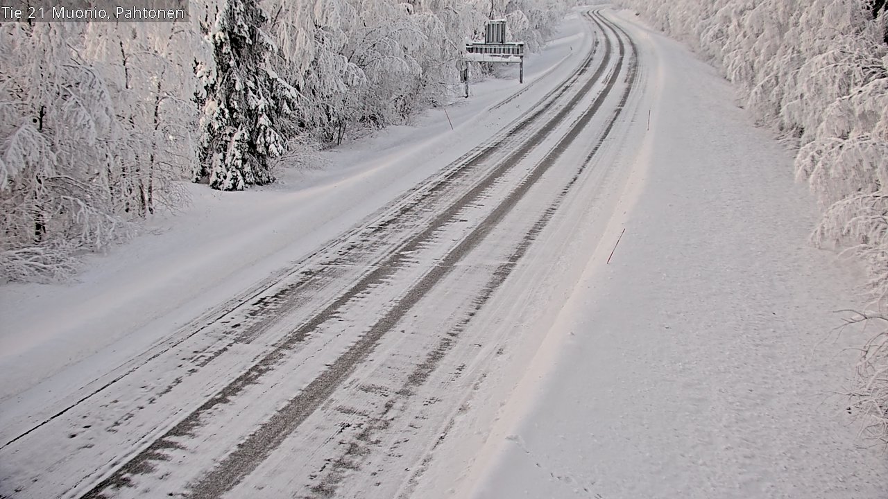 Kelikamerat Kuva Tie 21 Muonio Pahtonen, Muonio, Lappi