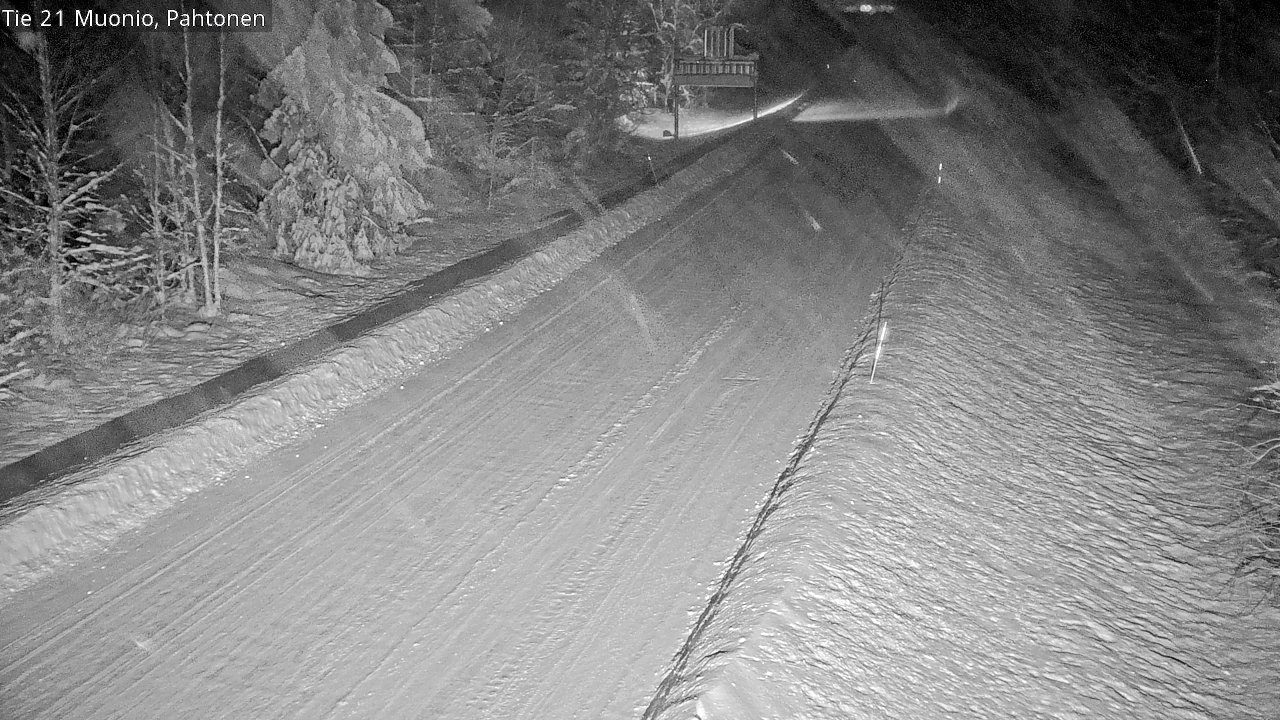 Weather Camera Image Road 21 Muonio Pahtonen, Muonio, Lappi