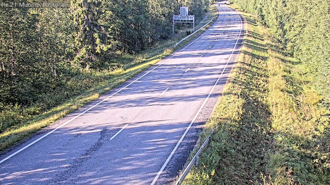 Weather Camera Image Road 21 Muonio Pahtonen, Muonio, Lappi