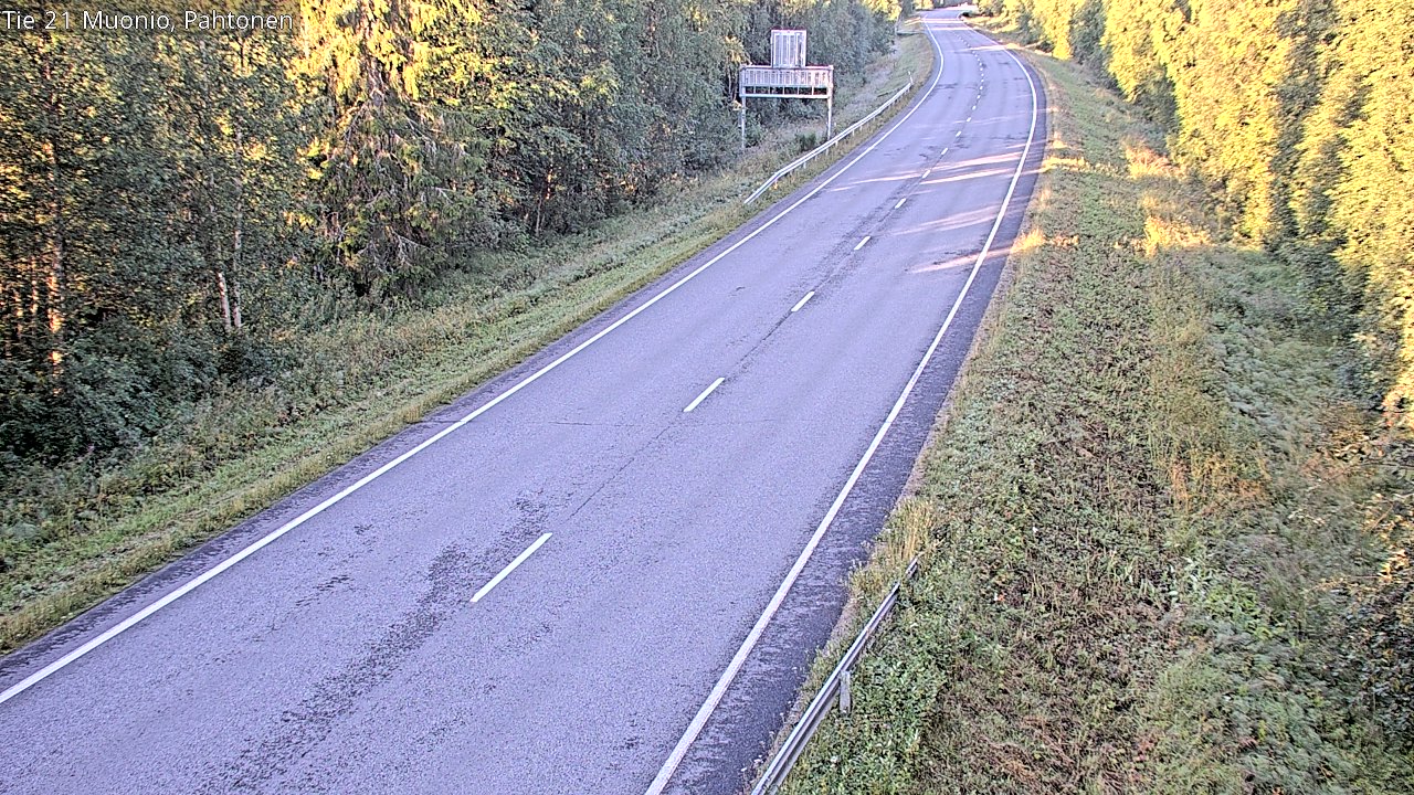 Weather Camera Image Road 21 Muonio Pahtonen, Muonio, Lappi