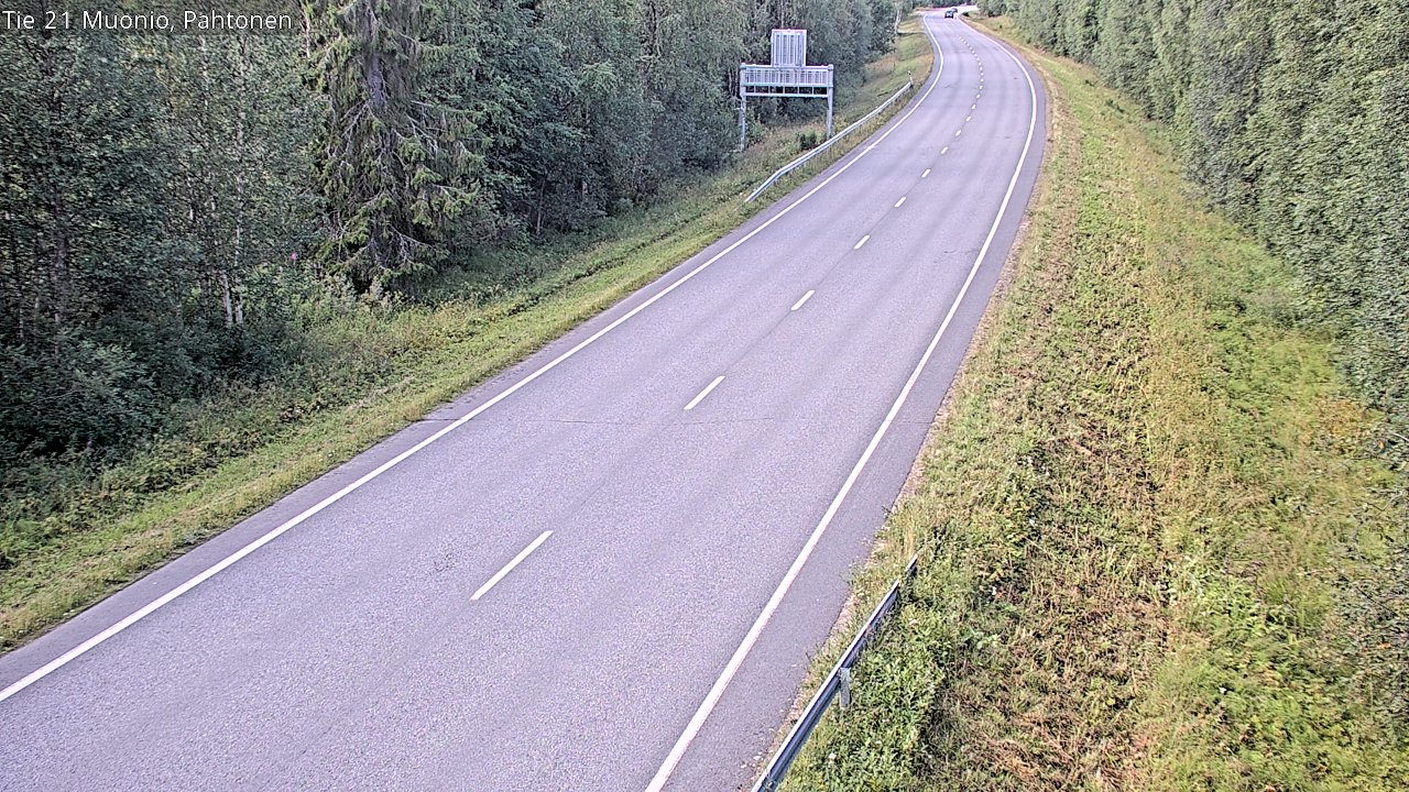 Weather Camera Image Road 21 Muonio Pahtonen, Muonio, Lappi