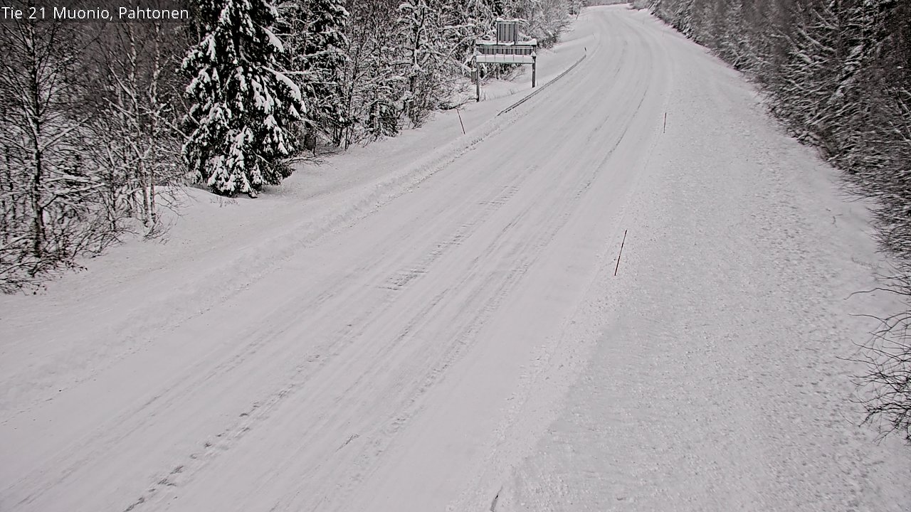 Kelikamerat Kuva Tie 21 Muonio Pahtonen, Muonio, Lappi