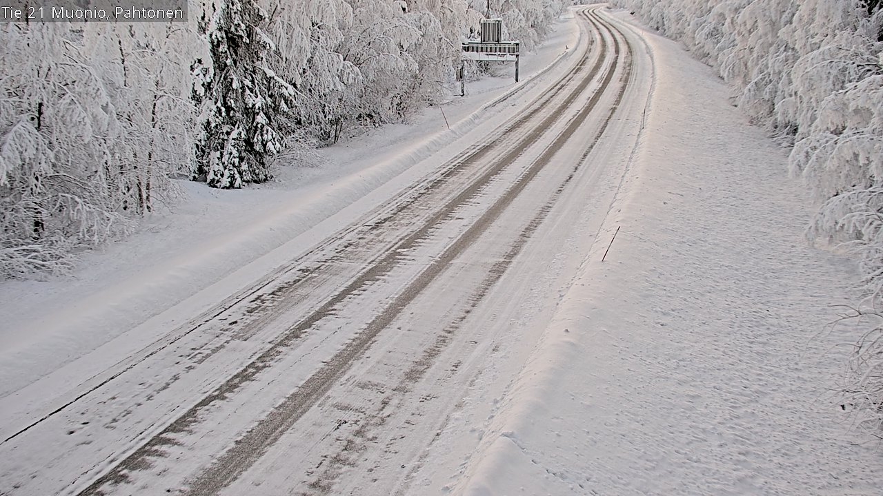Kelikamerat Kuva Tie 21 Muonio Pahtonen, Muonio, Lappi