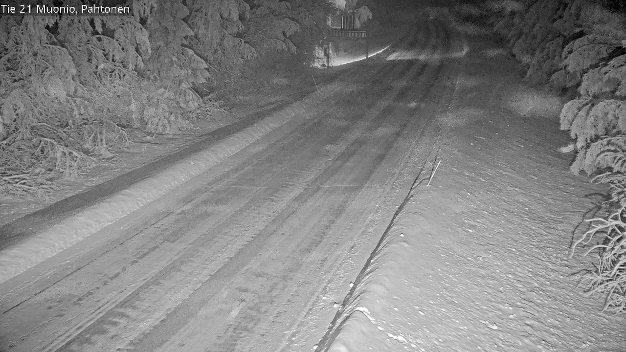 Weather Camera Image Väg 21 Muonio Pahtonen, Muonio, Lappi