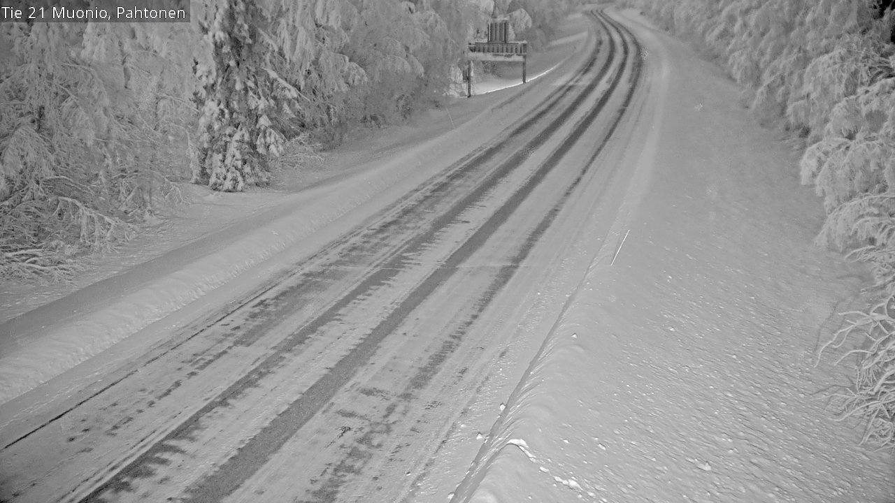 Kelikamerat Kuva Tie 21 Muonio Pahtonen, Muonio, Lappi