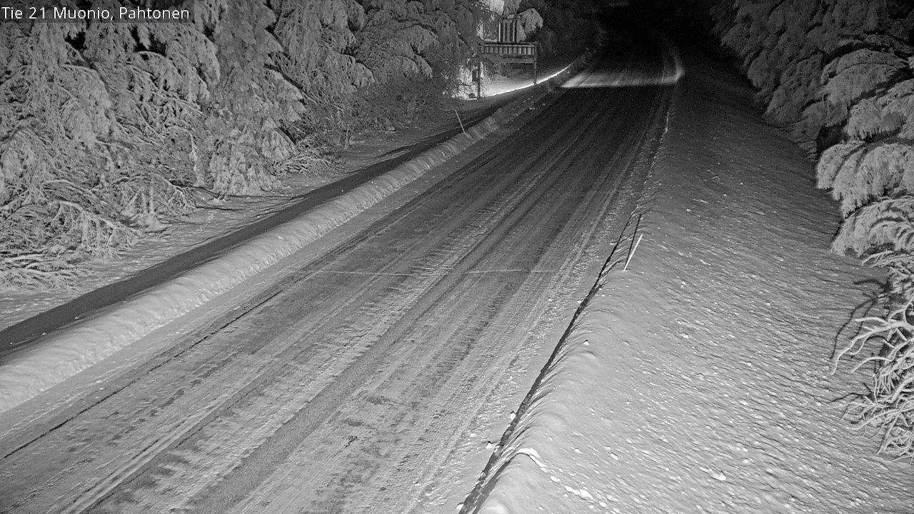 Kelikamerat Kuva Tie 21 Muonio Pahtonen, Muonio, Lappi