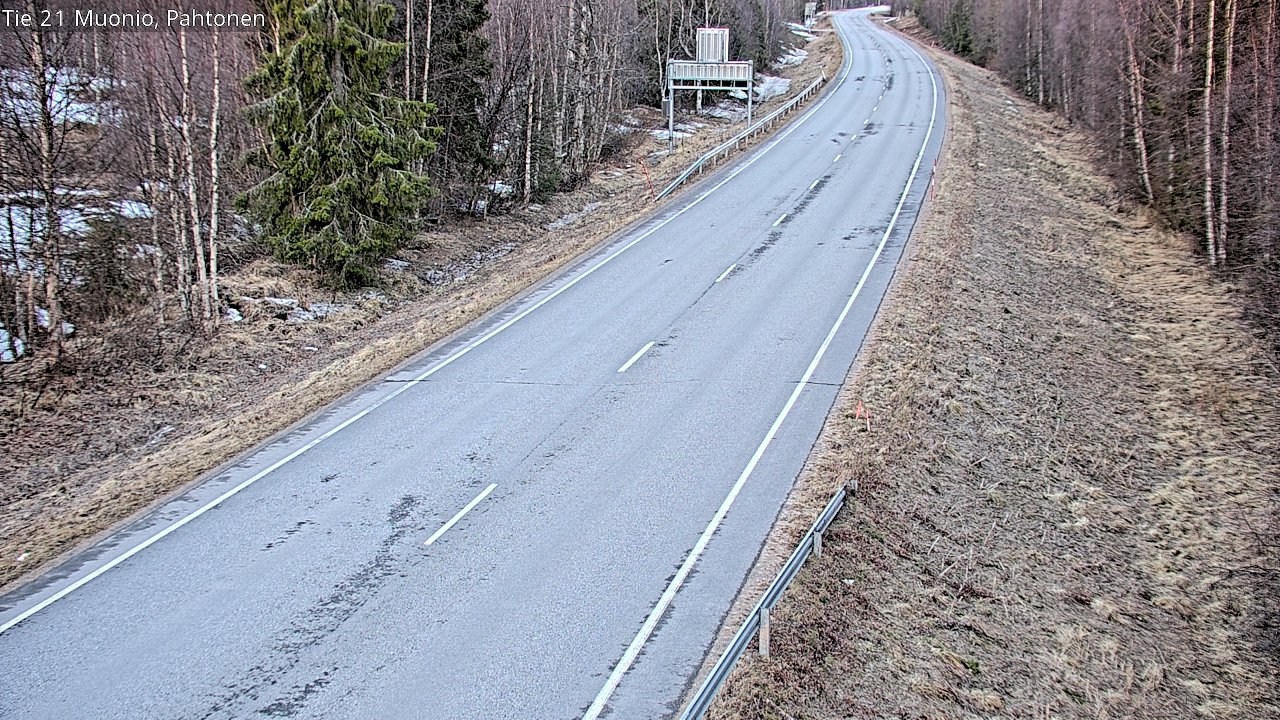 Kelikamerat Kuva Tie 21 Muonio Pahtonen, Muonio, Lappi