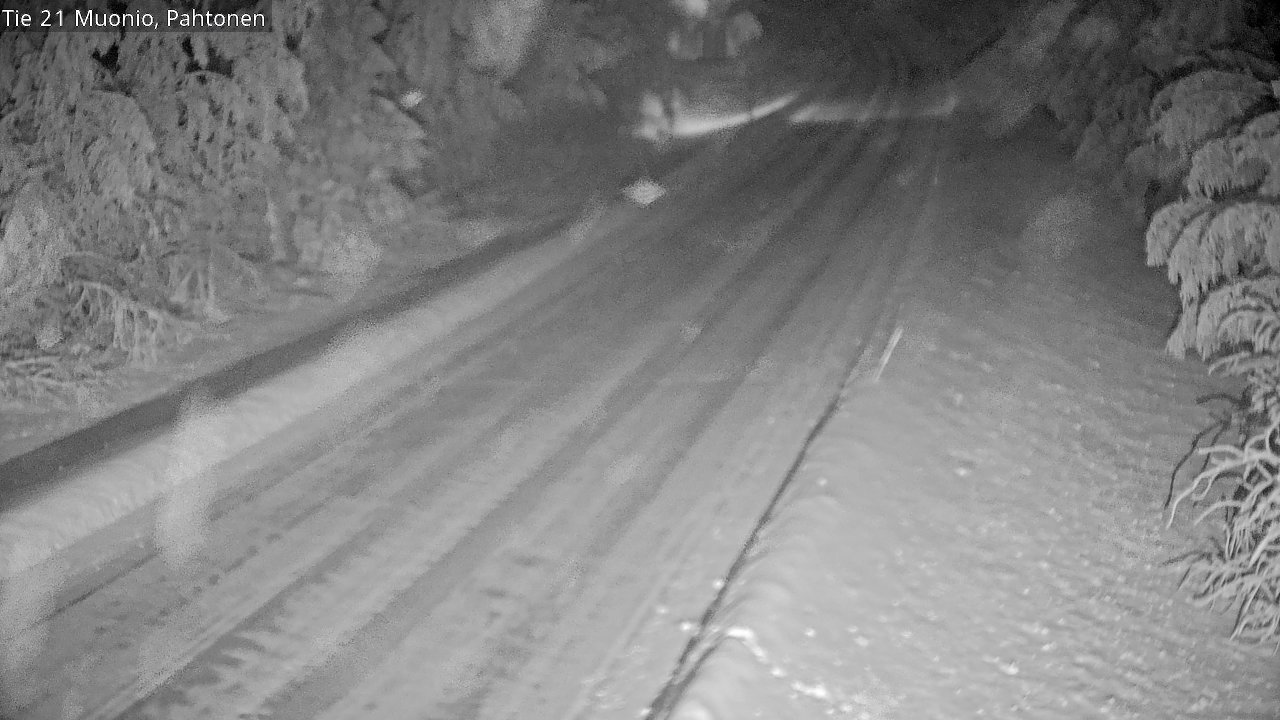 Weather Camera Image Väg 21 Muonio Pahtonen, Muonio, Lappi