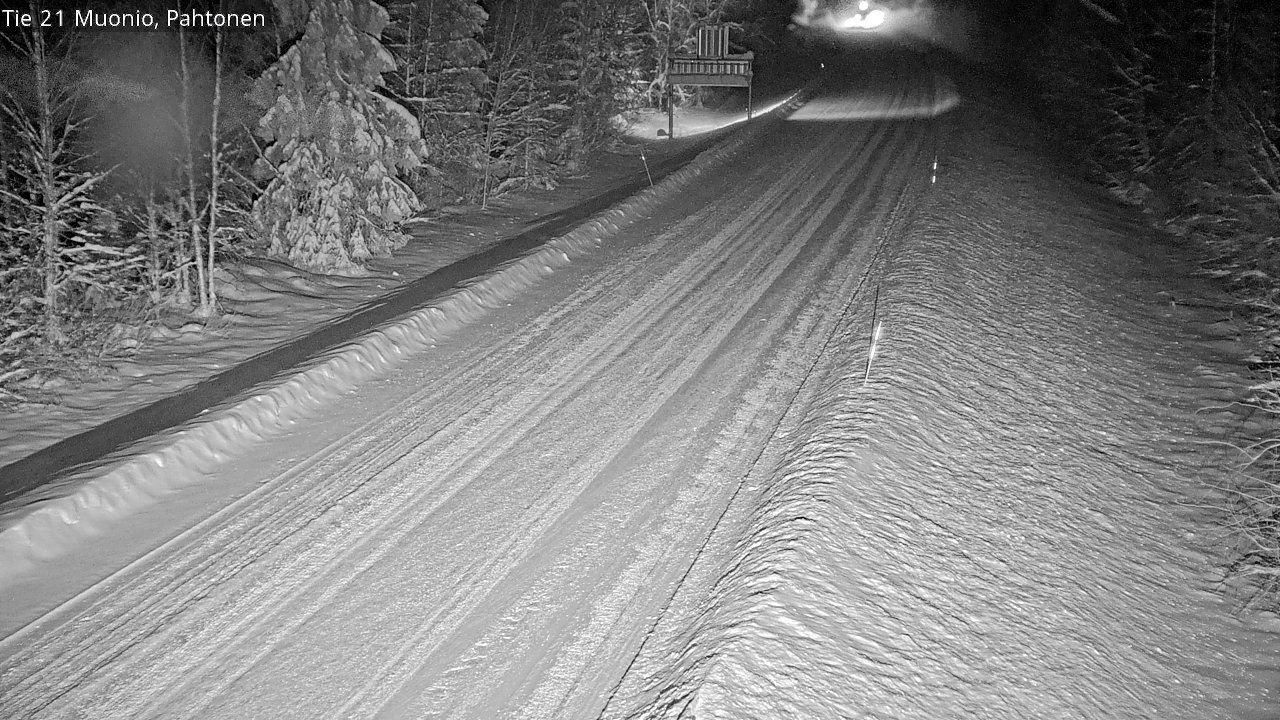 Kelikamerat Kuva Tie 21 Muonio Pahtonen, Muonio, Lappi