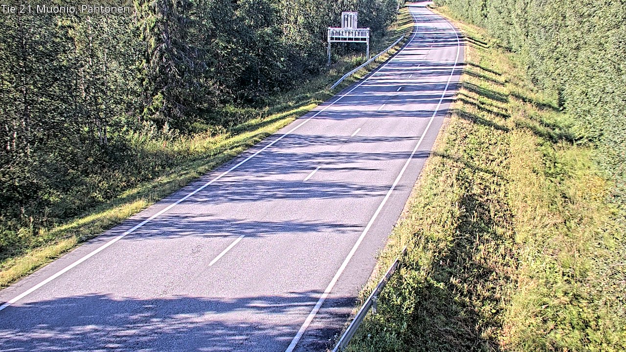 Weather Camera Image Road 21 Muonio Pahtonen, Muonio, Lappi