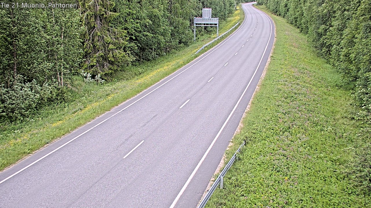 Kelikamerat Kuva Tie 21 Muonio Pahtonen, Muonio, Lappi