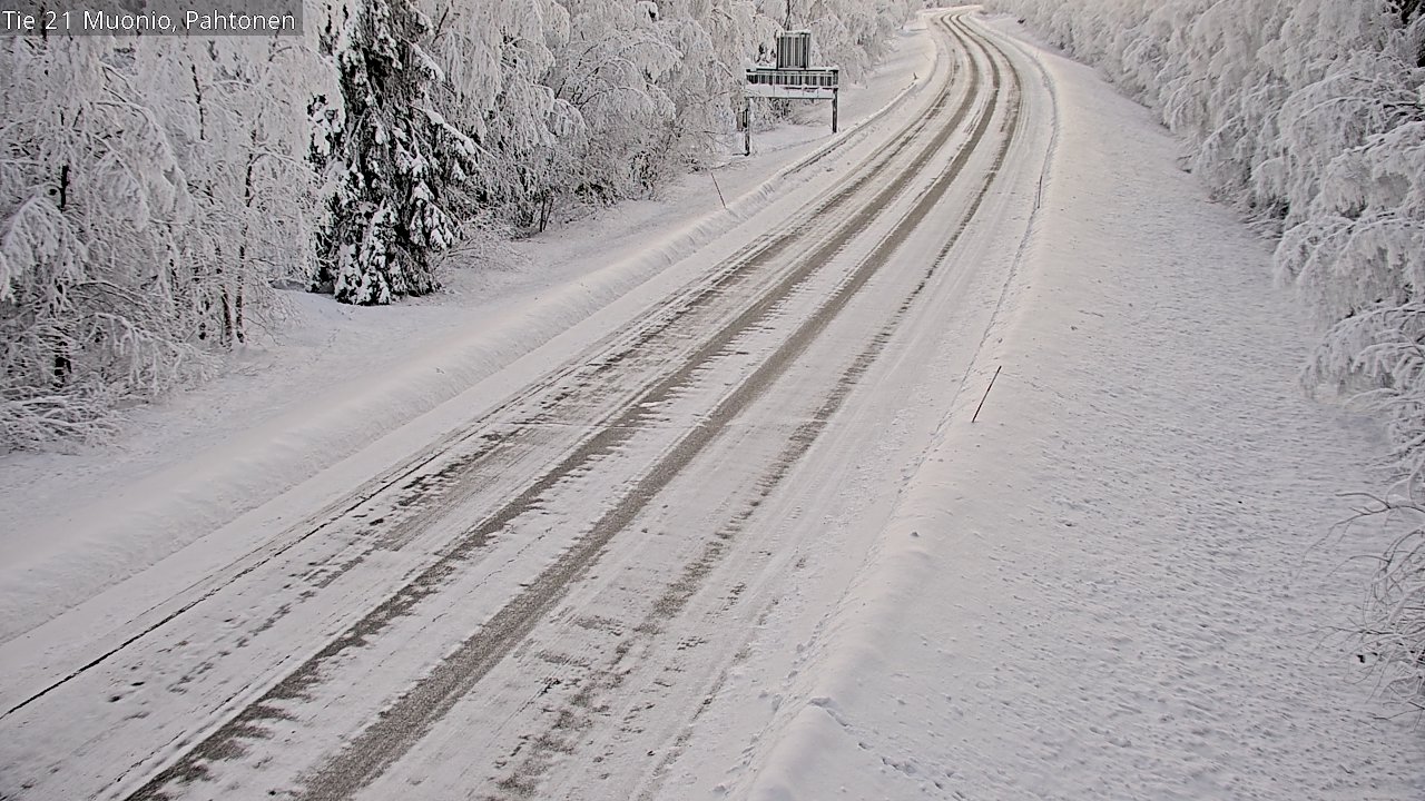 Kelikamerat Kuva Tie 21 Muonio Pahtonen, Muonio, Lappi