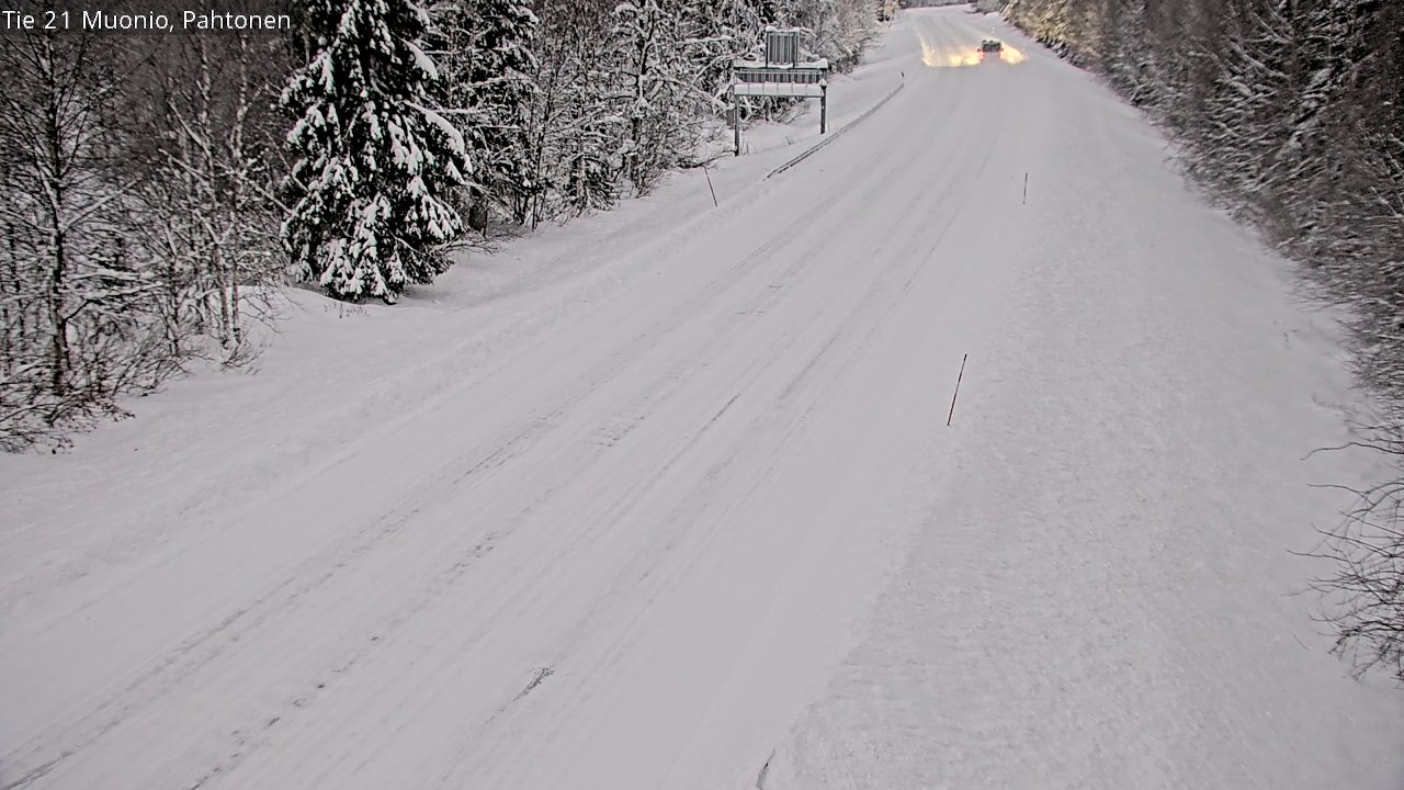 Kelikamerat Kuva Tie 21 Muonio Pahtonen, Muonio, Lappi