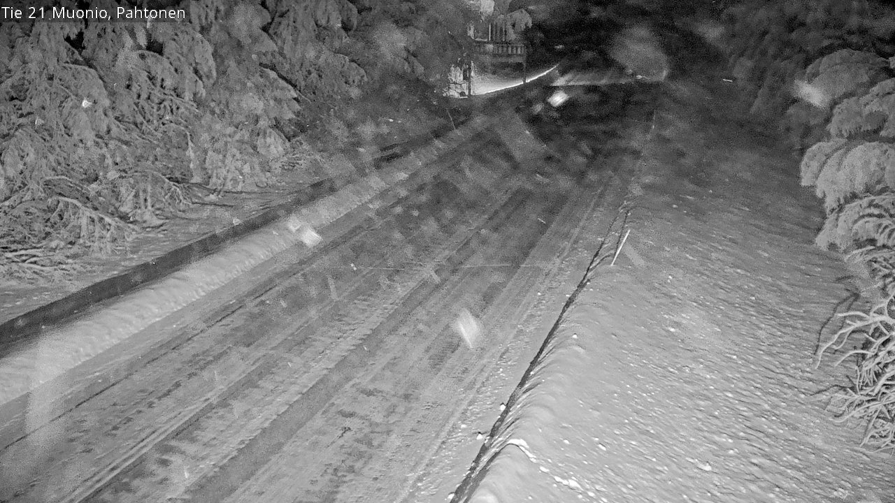 Weather Camera Image Road 21 Muonio Pahtonen, Muonio, Lappi