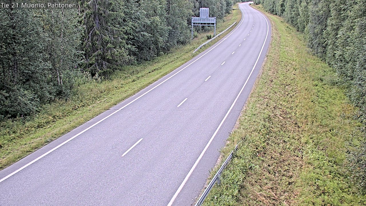 Weather Camera Image Road 21 Muonio Pahtonen, Muonio, Lappi