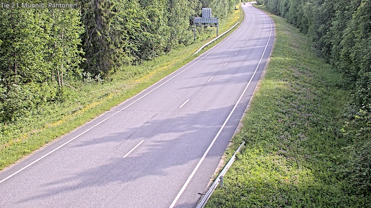 Kelikamerat Kuva Tie 21 Muonio Pahtonen, Muonio, Lappi
