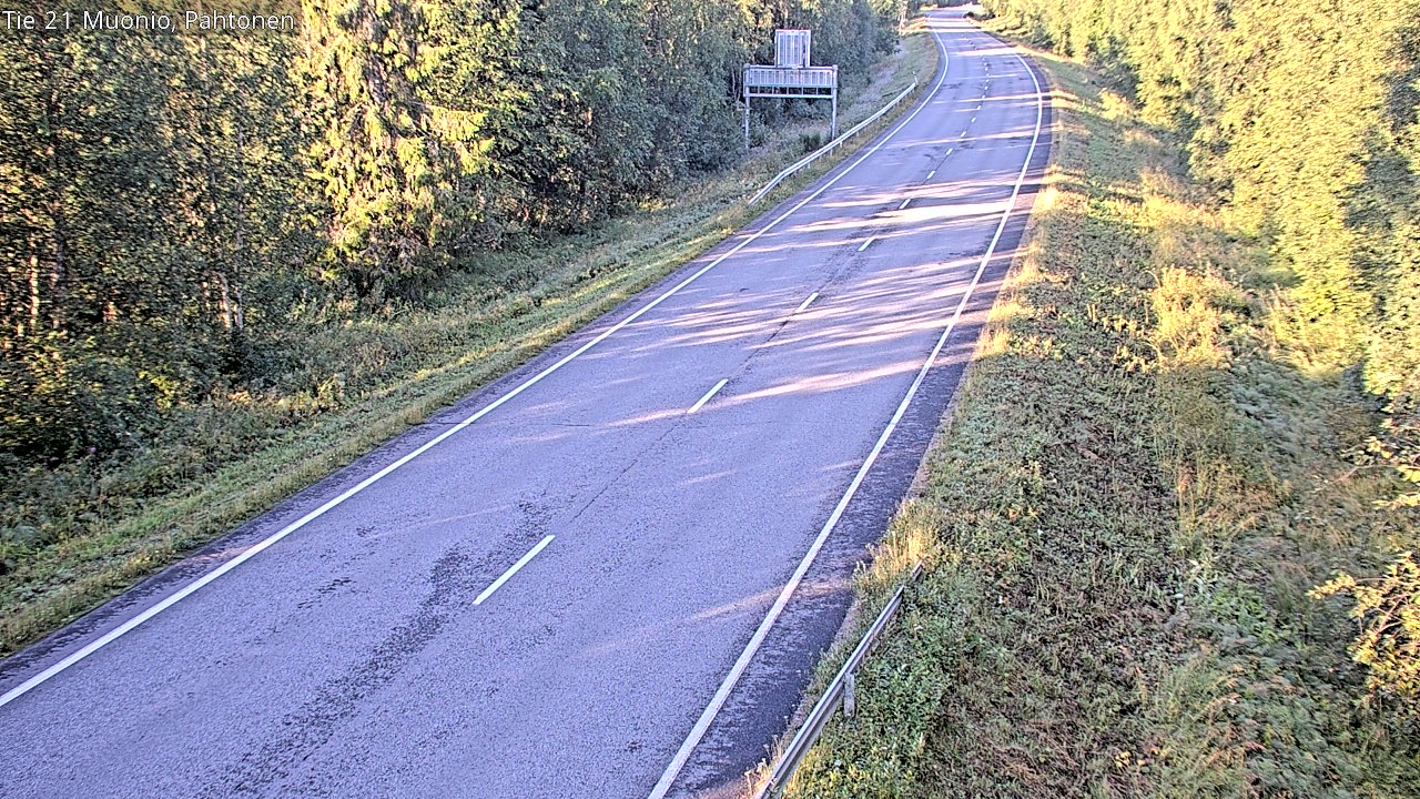 Weather Camera Image Road 21 Muonio Pahtonen, Muonio, Lappi