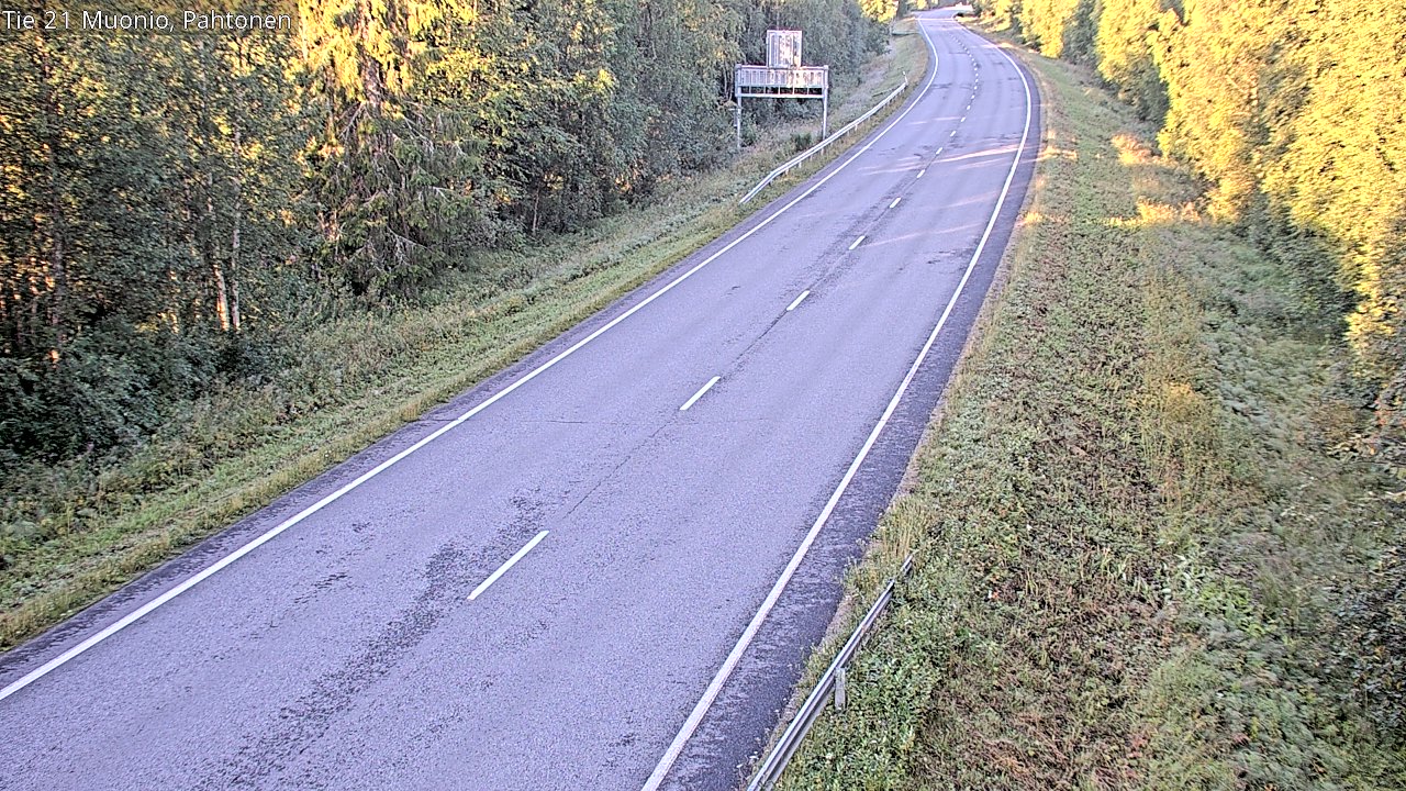 Weather Camera Image Road 21 Muonio Pahtonen, Muonio, Lappi